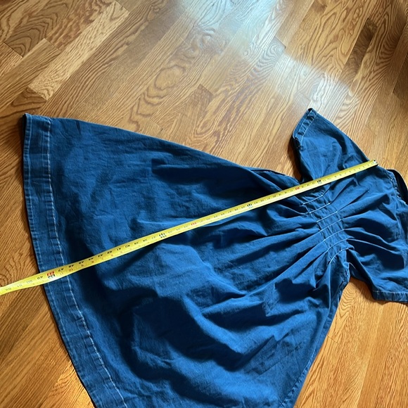 Anthropologie x Exquise The Tobie Button-Front Pleated Shirt Dress Denim S NWT - Picture 15 of 15